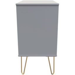 Crowndale Cube 3 Drawer Dusk Grey Chest of Drawers Ready Assembled - Wilko - thumbnail 5