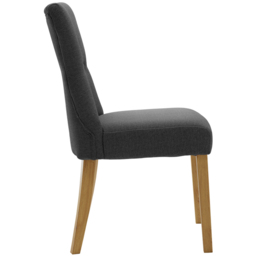 Naples Set of 2 Grey Dining Chair - LPD Home - Wilko - thumbnail 5