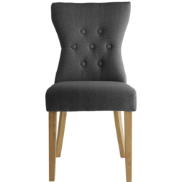 Naples Set of 2 Grey Dining Chair - LPD Home - Wilko - thumbnail 3