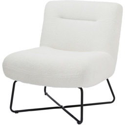 GFW Willow Cream Boucle Teddy Accent Chair - Size: Single - Wilko - thumbnail 3