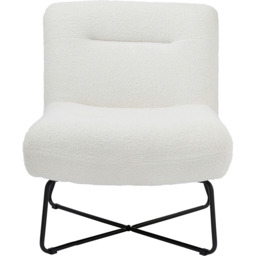 GFW Willow Cream Boucle Teddy Accent Chair - Size: Single - Wilko - thumbnail 4