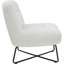 GFW Willow Cream Boucle Teddy Accent Chair - Size: Single - Wilko - thumbnail 5