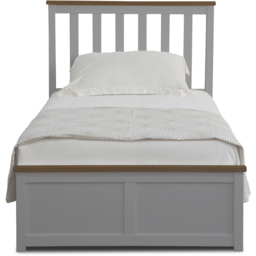 Comfy Living Single Grey Gas Lift Ottoman Bed - Wilko - thumbnail 5