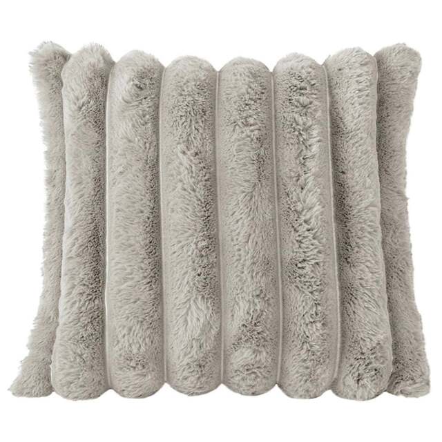 Velosso Mink Chunky Cord Cushion Cover 43 x 43cm - Brown - Wilko - image 1