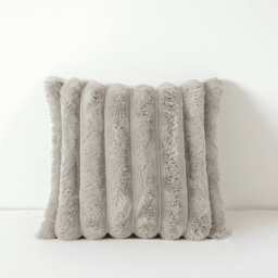 Velosso Mink Chunky Cord Cushion Cover 43 x 43cm - Brown - Wilko - thumbnail 4