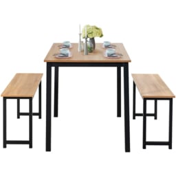 Costway 4 Seater Dining Set Natural - Cream - Wilko - thumbnail 4
