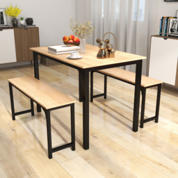 Costway 4 Seater Dining Set Natural - Cream - Wilko - thumbnail 5