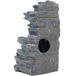 Living and Home Solar Grey Rockery Water Fountain with LED Lights - Black - Wilko - thumbnail 5