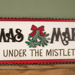 Samuel Alexander White Wooden Christmas Market Hanging Sign 2.9ft - Size: 29 x 82 x 82cm - Multi - Wilko - thumbnail 5