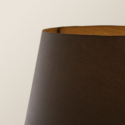 ValueLights Lottie Black Fabric Tapered Shade Black Wood Tripod LED Floor Lamp - Size: 148 x 45 x 45cm - Wilko - thumbnail 5