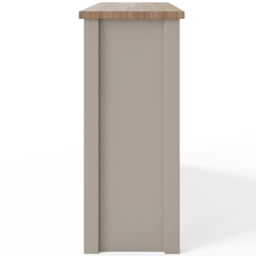 GFW Lancaster 2 Door 2 Drawer Grey Compact Sideboard - Size: 35 x 79 x 81cm - Wilko - thumbnail 5
