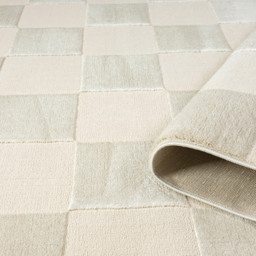 Desire Rugs Vellure Cream Metallic Sheen Grid Design Rug 120 x 170cm - Size: 170 x 120 x 1.1cm - Wilko - thumbnail 5