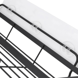 H&O Direct Shower Caddy Set of 4 - Size: 6 x 32.5 x 13.5cm - Black - Wilko - thumbnail 4