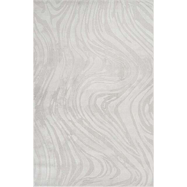 Desire Rugs Hamilton Silver Marble Rug 120 x 170cm - Size: 170 x 120 x 1.3cm - Wilko - image 1