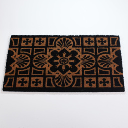 RHS Gertrude Jekyll Tile Latex Backed Door Mat 45 x 75cm - Size: 45 x 75 x 1.5cm - Black - Wilko - thumbnail 4