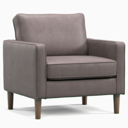 Bexhill 5 Seater Grey Faux Leather Sofa Suite - Wilko - thumbnail 5