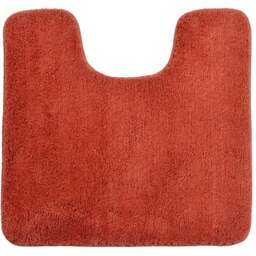 Allure Bath Fashions Terracotta Microfibre Luxury Non-Slip Pedestal Mat 50 x 50cm - Orange - Wilko