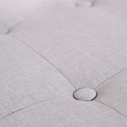 Home Source Verona Grey Fabric Storage Ottoman Chest - Size: 42 x 110 x 40cm - Wilko - thumbnail 4