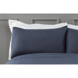 Manhattan Pinsonic Duvet Cover and Pillowcase Set - Navy/Double - Wilko - thumbnail 3