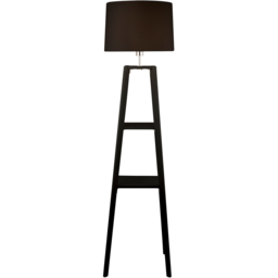 Lighting Collection Brea 2 Tier Grey Ceiling Shade - Size: 152 x 41 x 41cm - Black - Wilko - thumbnail 4