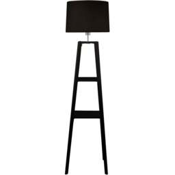 Lighting Collection Brea 2 Tier Grey Ceiling Shade - Size: 152 x 41 x 41cm - Black - Wilko