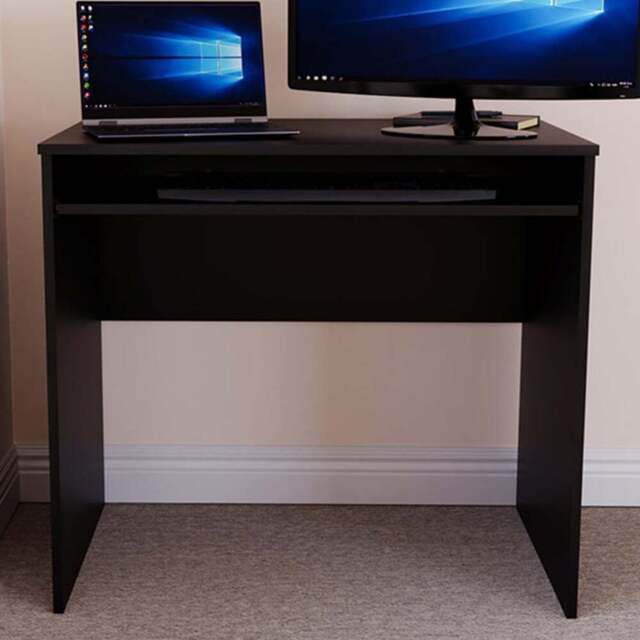 Vida Designs Huby Computer Desk Black - Size: 75 x 80 x 48cm - Wilko - image 1