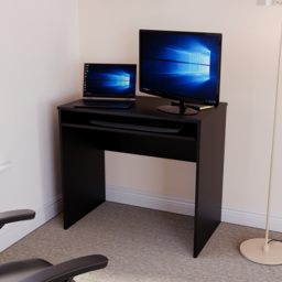 Vida Designs Huby Computer Desk Black - Size: 75 x 80 x 48cm - Wilko - thumbnail 6