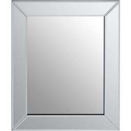 Premier Housewares Sana Wall Mirror - Size: 69 x 58cm - Wood - Wilko