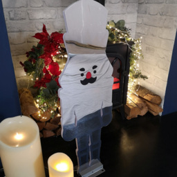 Samuel Alexander Infinity Light Up Nutcracker Christmas Decoration 74cm - Size: 74 x 24 x 24cm - Multi - Wilko - thumbnail 4