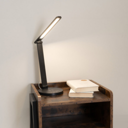 ValueLights Kiko Matte Black Dimmable LED Table Lamp - Wilko - thumbnail 5