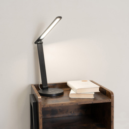 ValueLights Kiko Matte Black Dimmable LED Table Lamp - Wilko - thumbnail 3