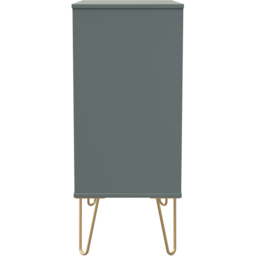Crowndale 4 Drawer Reed Green Wide Chest of Drawers Ready Assembled - Wilko - thumbnail 5