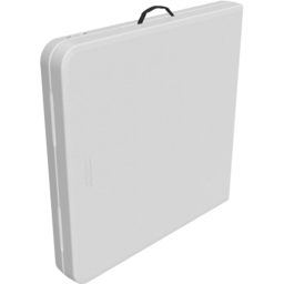 Lifetime Products Height Adjustable Fold In Half Light Commercial Table - Size: 91.4 x 121.9 x 61cm - White - Wilko - thumbnail 7