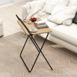 Costway Tablet Bracket Foldable Laptop Desk Natural - Size: 95 x 66 x 7cm - Cream - Wilko - thumbnail 5