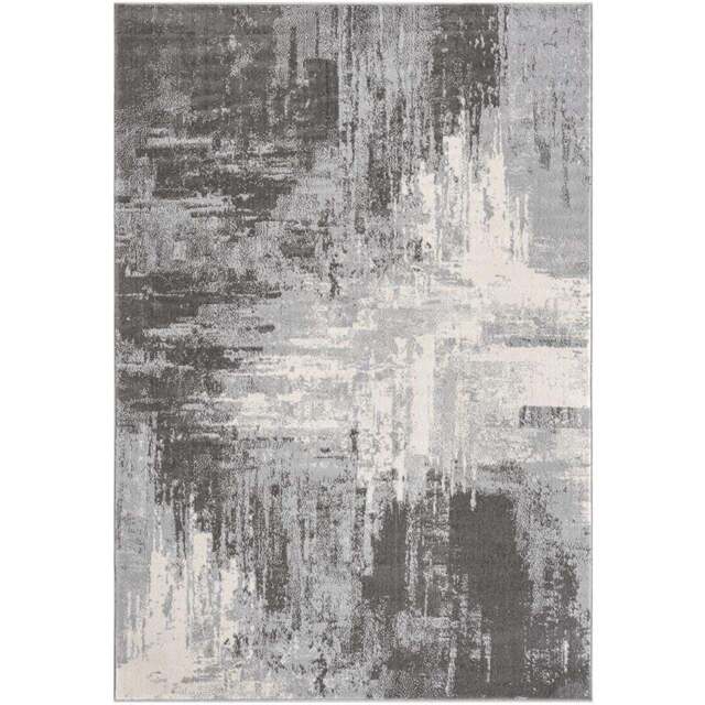 Desire Rugs Obsidian Grey Craft Abstract Rug 160 x 230cm - Size: 230 x 160 x 0.8cm - Wilko - image 1
