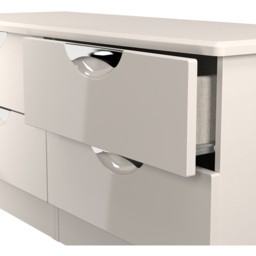 Crowndale Camden 4 Drawer Kashmir Gloss Bed Box Ready Assembled - Kashmir Gloss & Kashmir - Wilko - thumbnail 7