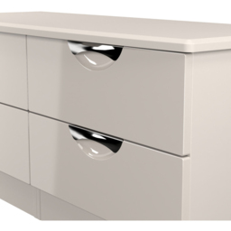 Crowndale Camden 4 Drawer Kashmir Gloss Bed Box Ready Assembled - Kashmir Gloss & Kashmir - Wilko - thumbnail 6