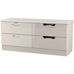 Crowndale Camden 4 Drawer Kashmir Gloss Bed Box Ready Assembled - Kashmir Gloss & Kashmir - Wilko - thumbnail 4