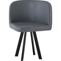 Comfy Living Metal 4 Seater Dining Set White and Grey - Wilko - thumbnail 6