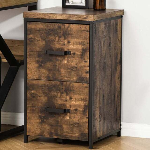Vinsetto Brown Office Filing Cabinet - Size: 40 x 41.5 x 69.5cm - Wilko - image 1