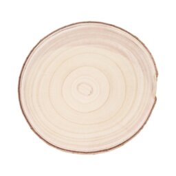 Wooden Log Decoration Natural 26cm - Wilko - thumbnail 1