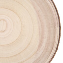 Wooden Log Decoration Natural 26cm - Wilko - thumbnail 3