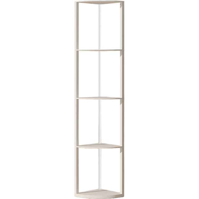 HOMCOM 5 Shelf White Dimmable RGB LED Floor Lamp - Size: 48 x 13 x 37cm - Wilko - image 1