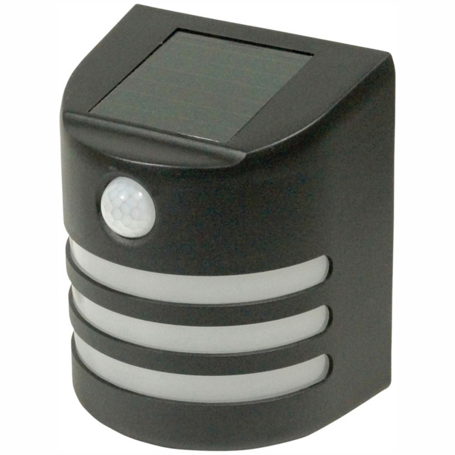 Luxform Solar Gap Wall Light with PIR Sensor - Size: 10 x 12 x 13.9cm - Black - Wilko - image 1