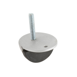 Hiatt Chrome Oval Floor Mounted Door Stop - Hiatt Hardware - Wilko - thumbnail 3
