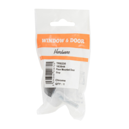 Hiatt Chrome Oval Floor Mounted Door Stop - Hiatt Hardware - Wilko - thumbnail 4