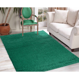 Desire Rugs Oxford Emerald Plain Shaggy Rug 200 x 290cm - Wilko - thumbnail 5