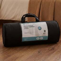 My Home King Size Responsive Foam Mattress Topper - Wilko - thumbnail 7