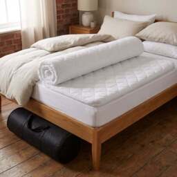 My Home King Size Responsive Foam Mattress Topper - Wilko - thumbnail 3