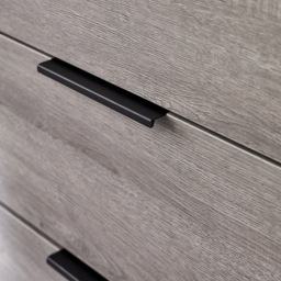Julian Bowen Bali 6 Drawer Grey Oak Wide Chest of Drawers - Wood - Wilko - thumbnail 7